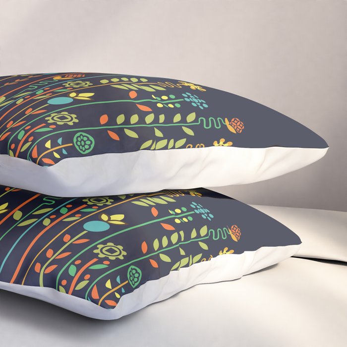 Overgrown flowers Pillow Sham Gallery Image 3