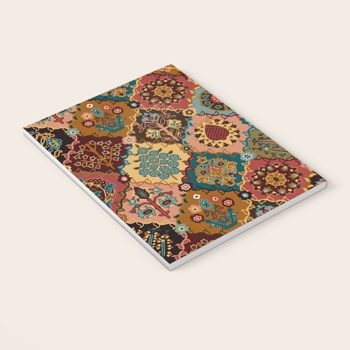 Oriental granny squares Notebook Gallery Image 3