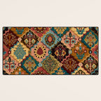 Oriental granny squares Desk Mat Gallery Image 3