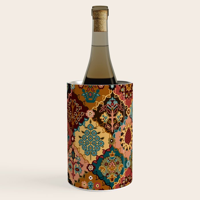 Oriental granny squares Wine Chiller Gallery Image 2