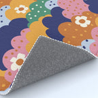 Floral cloudy pattern Rug Gallery Image 4
