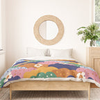 Floral cloudy pattern Duvet Cover Gallery Image 3