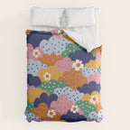 Floral cloudy pattern Comforter Gallery Image 6