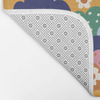 Floral cloudy pattern Bath Mat Gallery Image 2