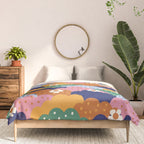 Floral cloudy pattern Comforter Gallery Image 3