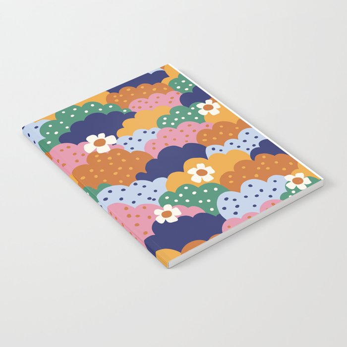 Floral cloudy pattern Notebook Gallery Image 2