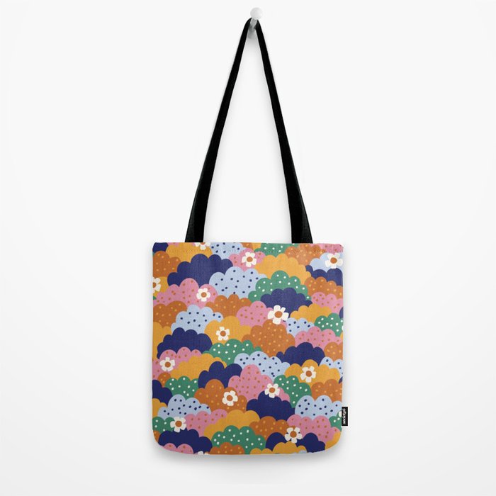 Floral cloudy pattern Tote Bag Gallery Image 2