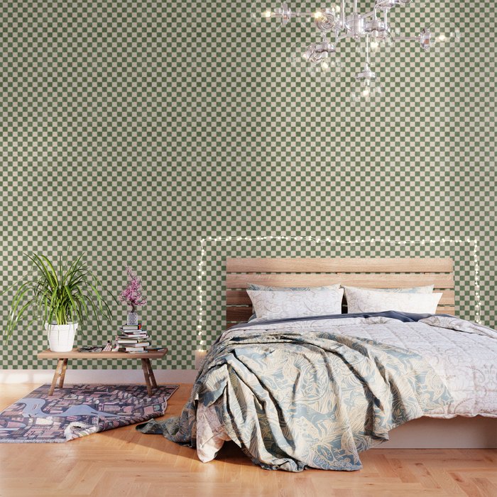 CHECKER - 001 - Olive Wallpaper Gallery Image 3