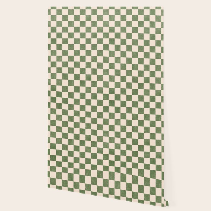 CHECKER - 001 - Olive Wallpaper Gallery Image 2