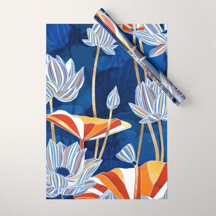Bold Botanical Wrapping Paper Gallery Image 1
