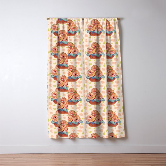 Garlic knot pythons Window Curtain Gallery Image 3