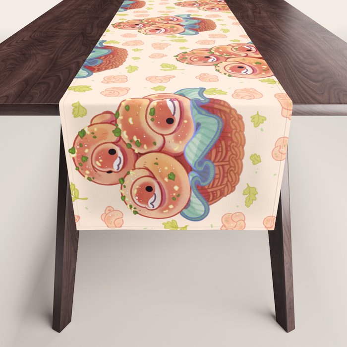 Garlic knot pythons Table Runner Gallery Image 1