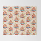 Garlic knot pythons Throw Blanket Gallery Image 2