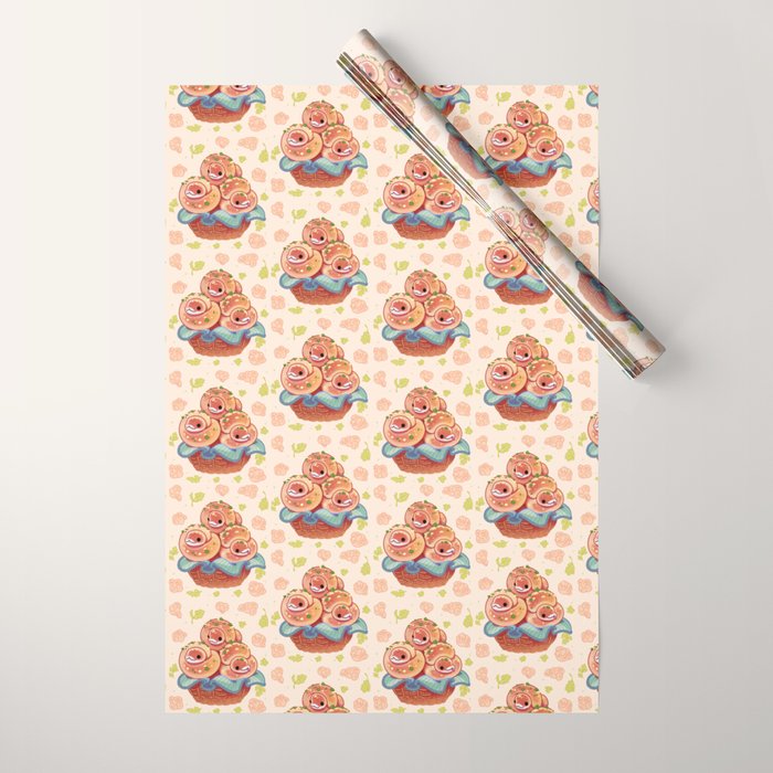 Garlic knot pythons Wrapping Paper Gallery Image 1