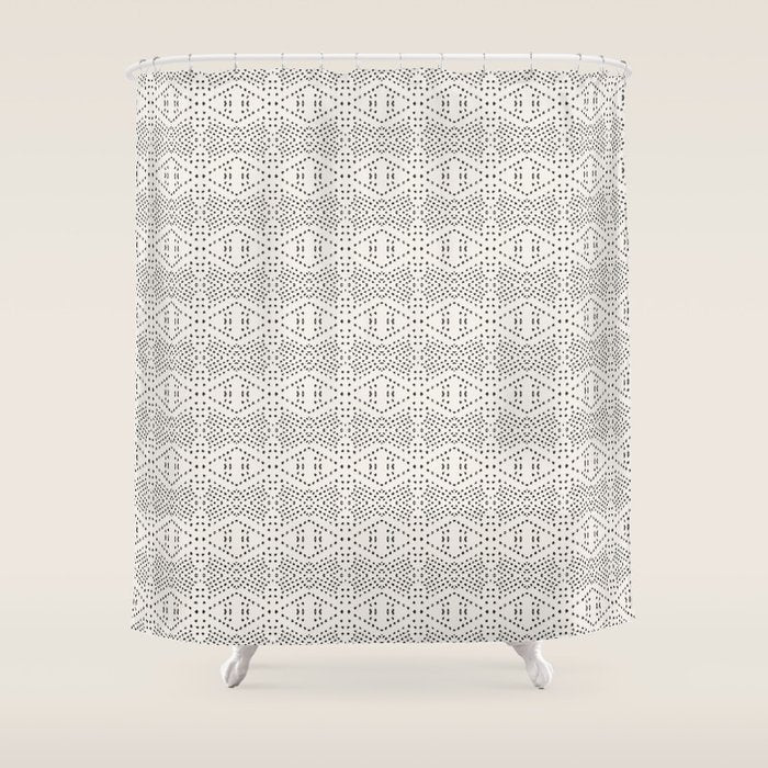 BOHO TILE Shower Curtain Gallery Image 1