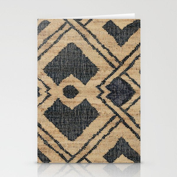 Traditional Moroccan Rug Design Stationery Card Gallery Image 2