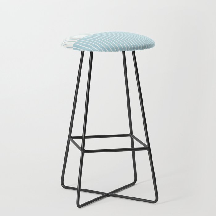 Color Block Lines XXIII Stool Gallery Image 1