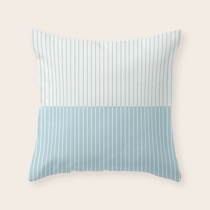 Color Block Lines XXIII Throw Pillow Gallery Image 1