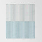 Color Block Lines XXIII Throw Blanket Gallery Image 2
