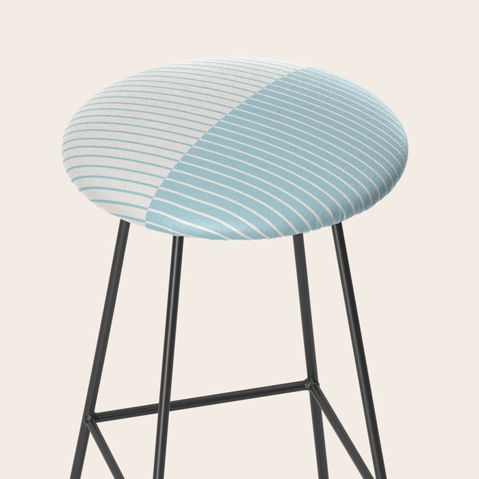Color Block Lines XXIII Stool Gallery Image 2