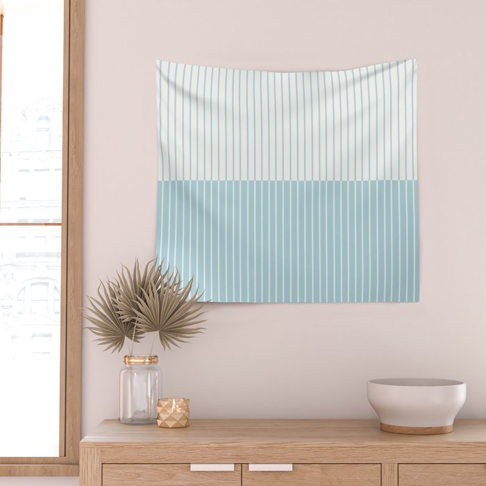 Color Block Lines XXIII Wall Tapestry Gallery Image 2