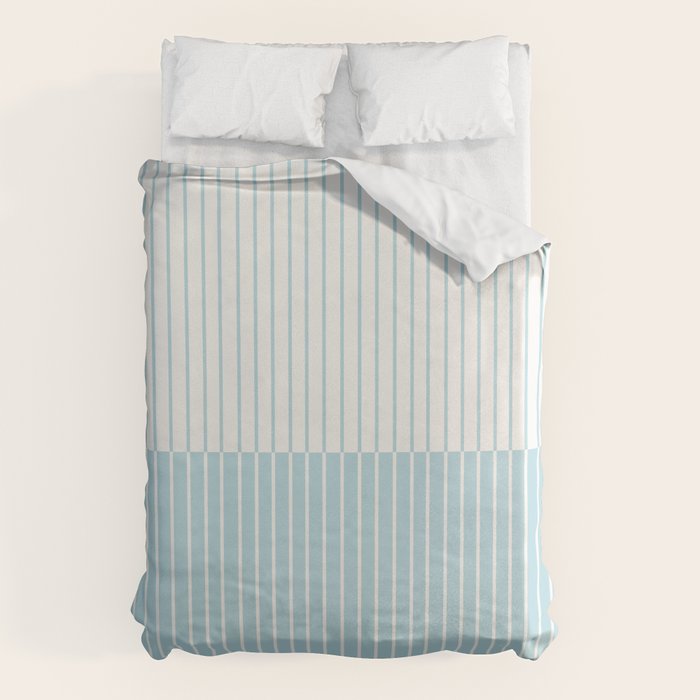Color Block Lines XXIII Duvet Cover Gallery Image 1