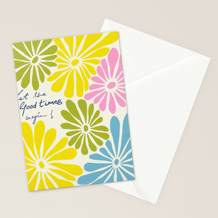 Let The Good Times Begin Stationery Card Gallery Image 2