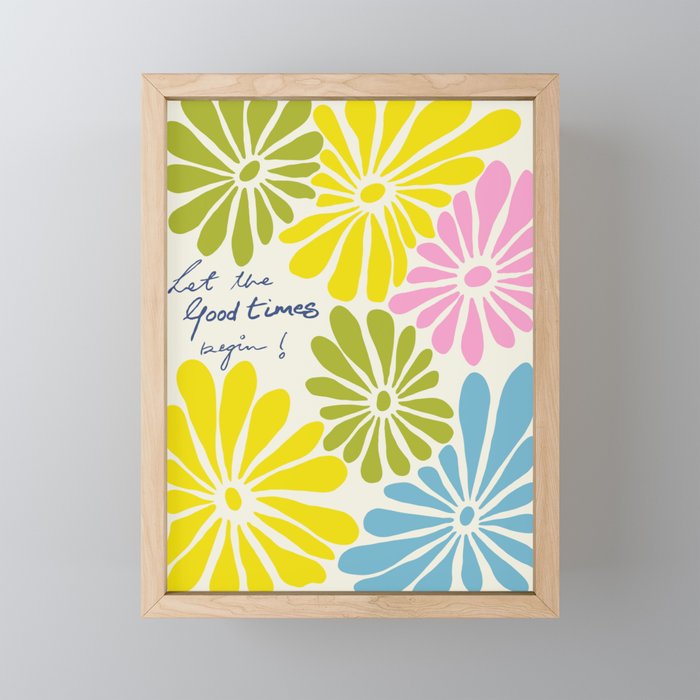 Let The Good Times Begin Mini Art Print Gallery Image 1