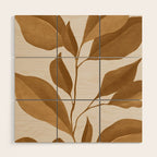 minimal plant 63 Wood Wall Art Gallery Image 1