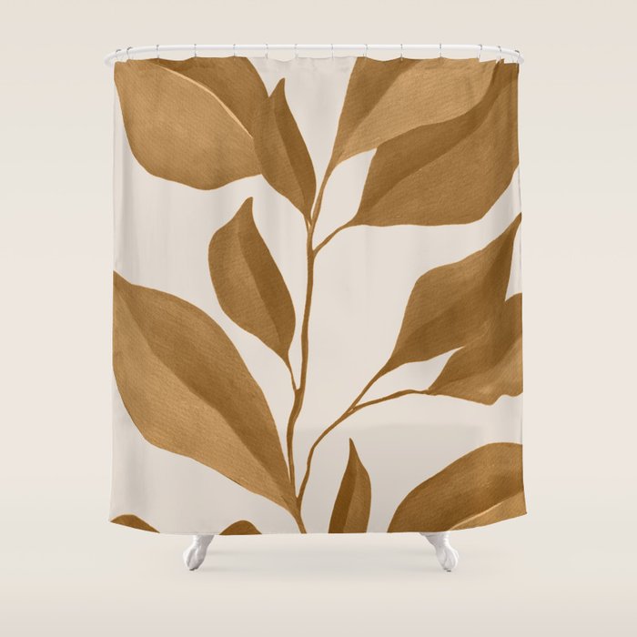 minimal plant 63 Shower Curtain Gallery Image 1