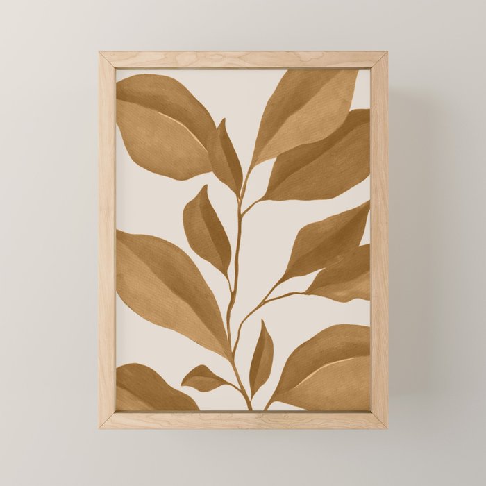 minimal plant 63 Mini Art Print Gallery Image 1