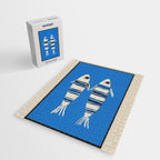 Minimal Fish on Blue Jigsaw Puzzle Gallery Image 2