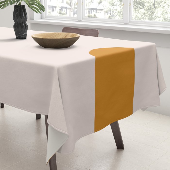 Arch (Yellow & Pale Pink) Tablecloth Gallery Image 3