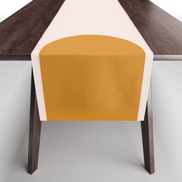 Arch (Yellow & Pale Pink) Table Runner Gallery Image 1