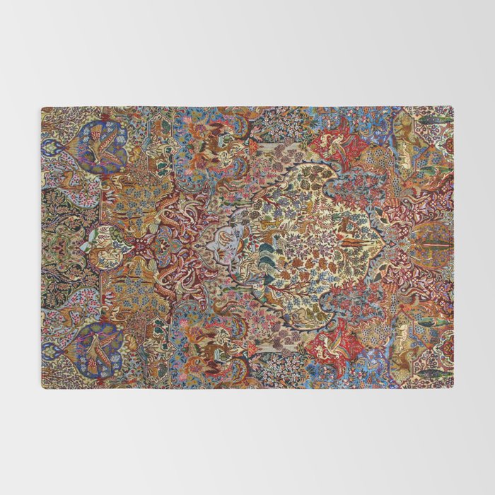 Enchanting Antique Nature Kashmar  Rug Gallery Image 2