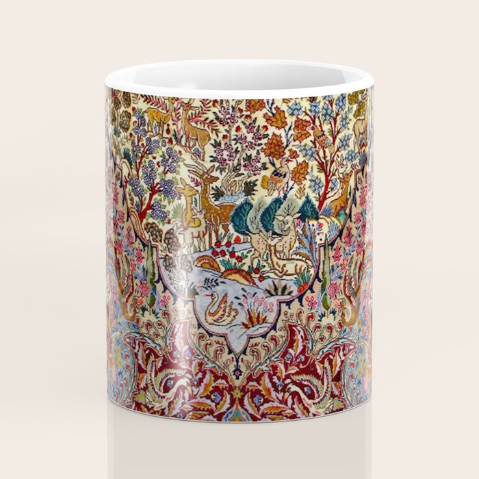 Enchanting Antique Nature Kashmar  Coffee Mug Gallery Image 4