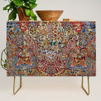 Enchanting Antique Nature Kashmar  Credenza Gallery Image 1