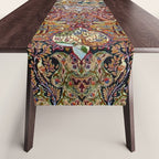 Enchanting Antique Nature Kashmar  Table Runner Gallery Image 1