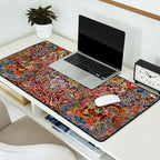 Enchanting Antique Nature Kashmar  Desk Mat Gallery Image 2