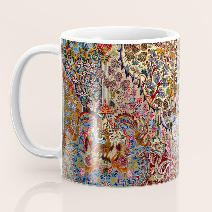 Enchanting Antique Nature Kashmar  Coffee Mug Gallery Image 3