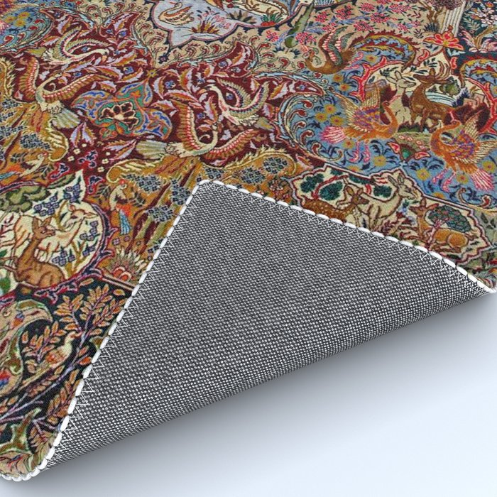 Enchanting Antique Nature Kashmar  Rug Gallery Image 4