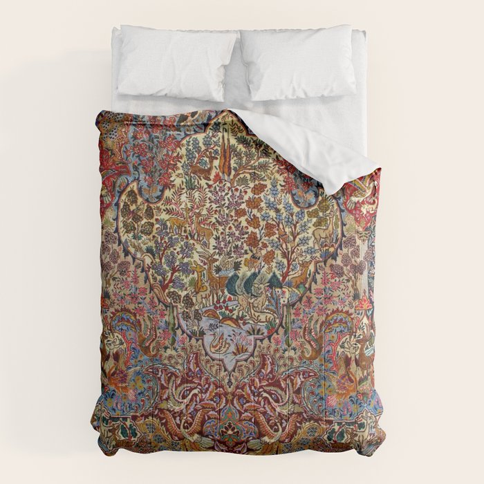 Enchanting Antique Nature Kashmar  Comforter Gallery Image 1