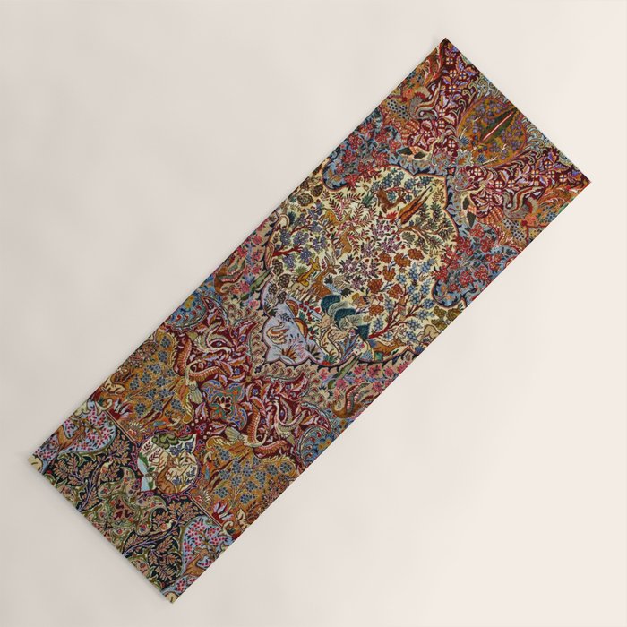 Enchanting Antique Nature Kashmar  Yoga Mat Gallery Image 1