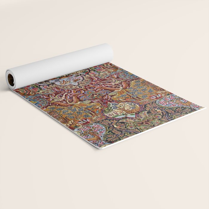 Enchanting Antique Nature Kashmar  Yoga Mat Gallery Image 2