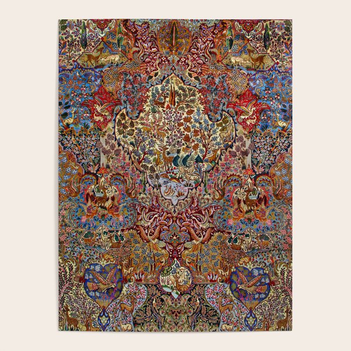 Enchanting Antique Nature Kashmar  Poster Gallery Image 1