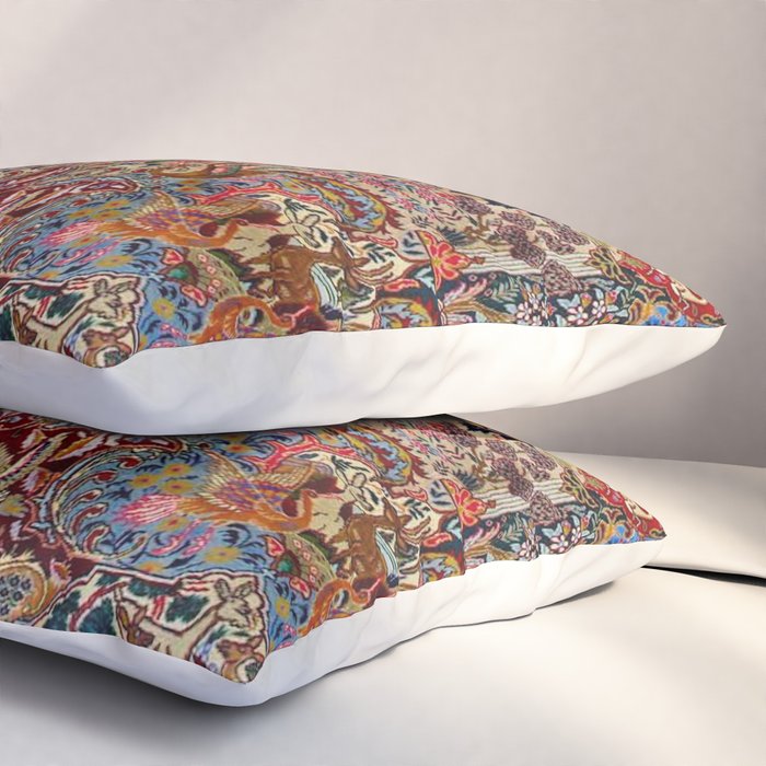 Enchanting Antique Nature Kashmar  Pillow Sham Gallery Image 3