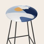 Dawn in the snowy mountains Stool Gallery Image 2