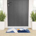 Dawn in the snowy mountains Welcome Mat Gallery Image 3