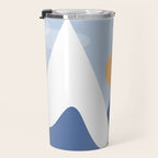 Dawn in the snowy mountains Travel Mug Gallery Image 3
