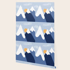Dawn in the snowy mountains Wallpaper Gallery Image 2